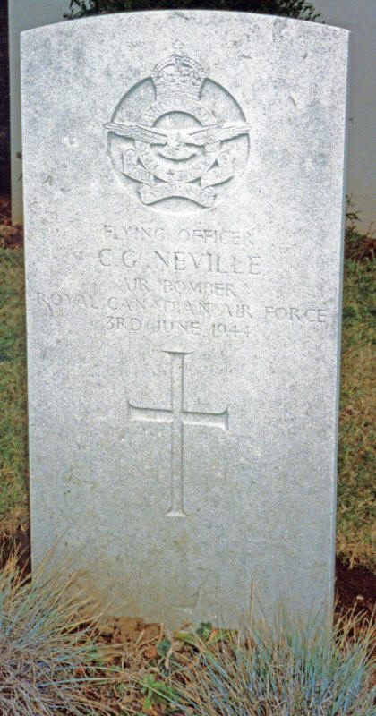 F/O Clifford Gerald Neville<br /><br /><br />died on active duty - June 3rd, 1944